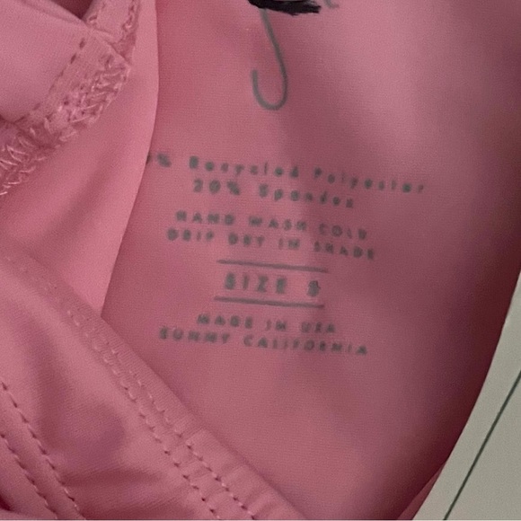 Free People x Seea Ginger One Piece Swimsuit Candy Pink Cheeky S Small - Picture 7 of 7